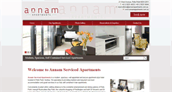 Desktop Screenshot of annamapartments.com.au